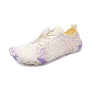 Sandales unisexes imprimées avec motif contour, chaussures décontractées respirantes à cordon de serrage à fermeture rapide, chaussures de marche antidérapantes pour la plage et la natation - Product Image 6