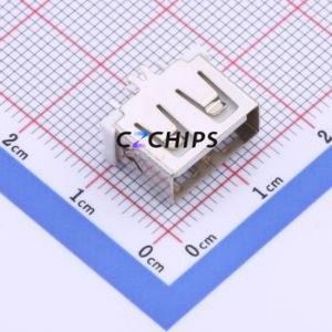 910-562A1012Y10100 USB Connector Through hole Component (THT) Connector Type-A Female Through Hole 4P - Product Image 1