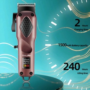 Cortadora de pelo profesional <span class=keywords><strong>DALING</strong></span> con longitud de corte ajustable Pantalla digital de carga USB para corte de pelo y afeitado - Product Image 4