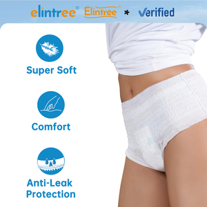 Sous-vêtements menstruels jetables Elintree |   Ultra-doux, sans couture, 3D, anti-fuite |   Femmes adultes |   Fujian Chine B2B - Product Image 3