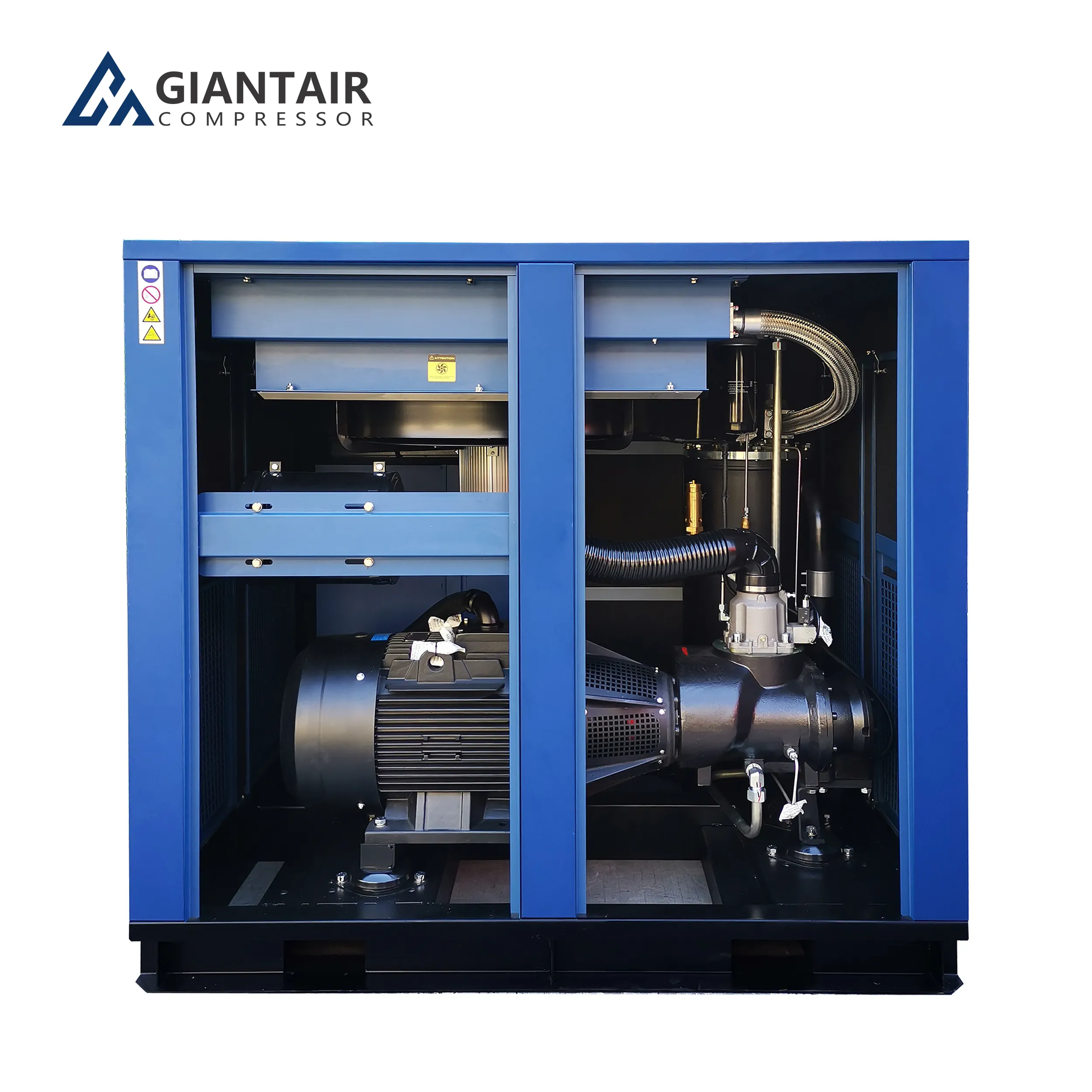 45 KW 60HP Variable Frequency Drive Rotary Screw Air Compressor