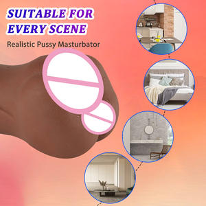 Dicefale Mannen Massage Handleiding Masturbatie Realistische Anale Siliconen Pop Huidskleur Vliegtuig Cup Mannelijke Masturber Cup Seksspeeltjes - Product Image 5