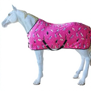 Equipo Ecuestre de Lujo, Manta Impermeable para Caballos de Tela 600D, Malla Transpirable, Protección Contra Moscas para Exteriores, Verano - Product Image 1
