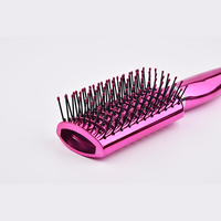 Brosse à cheveux Us Shine Bling pour massage, finition électro-plaquée, brosses à cheveux en céramique, brosse à cheveux pour perruque