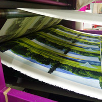 Presse à chaud automatique à rouleaux grand format 1.7m pour tissu, textile, impression, transfert de t-shirt, nouvel équipement de sublimation