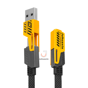 Juhuaxin 65W สายชาร์จเร็วพิเศษ, คุณภาพสูง<span class=keywords><strong>4</strong></span> in 1/<span class=keywords><strong>2</strong></span>ใน<span class=keywords><strong>2</strong></span>อลูมิเนียมอัลลอยด์เข้ากันได้กับ IPH 13/14/<span class=keywords><strong>15</strong></span>/16และ <span class=keywords><strong>iOS</strong></span> - Product Image 2