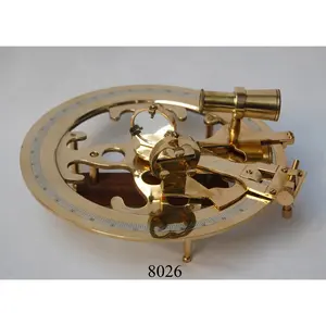 Sextant de navigation nautique artisanal avec boîte à couvercle en bois et cadre en verre, fabrication et exportation - Product Image 3