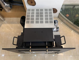 10kw nouveau style européen insert à granulés cheminée moderne wifi alimentation automatique poêle à granulés de bois insert de cheminée à vendre - Product Image 3