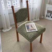 Chaise de salle à manger moderne en bois massif durable simple et créative pour la maison et le salon