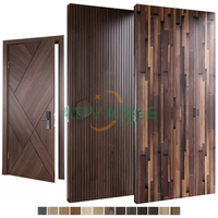 Porte blindée européenne pour maison, porte d'entrée extérieure, porte de sécurité, design moderne, porte en acier et aluminium pour hôtel