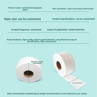 Rouleaux de papier toilette doux en pure pâte vierge pour hôtels et toilettes commerciales
