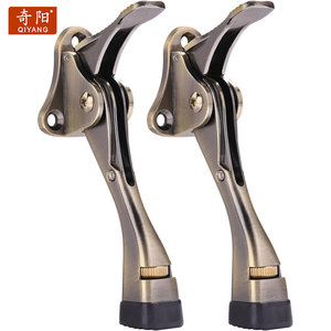 Tope de puerta Qiyang, <span class=keywords><strong>2</strong></span> paquetes de Tope de puerta Kickdown con altura ajustable de un toque y Punta de goma de 4 pulgadas, topes de puerta - Product Image 4
