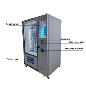 Nueva Máquina Expendedora Automática de Alimentos Enlatados Personalizada con Pantalla Publicitaria, Máquina Expendedora LED para Aeropuertos y Centros Comerciales - Product Image 2