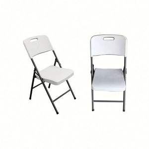 Silla plegable de plástico barata y moderna de nuevo diseño, silla plegable blanca al por mayor - Product Image 5