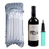 En stock : Coussin gonflable à colonnes d'air, sacs à bulles en plastique pour l'emballage et la protection des bouteilles de vin lors de l'expédition