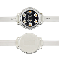 Lumières permanentes d'extérieur DC24V RGB RGBW IP68 40mm UCS2903 UCS2904 UCS8903 UCS8904 UCS512C4 LED Pixel Point Light