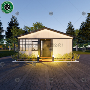 Casa Modular Prefabricada, Panel de Listones Verticales, Cabaña Prefabricada, Estructura de Acero Ligero, Casa de Vacaciones, Oficina - Product Image 5