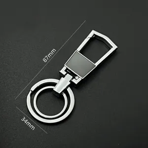 Porte-clés personnalisé en alliage de zinc avec logo et nom, gravure laser, pendentif pour moto et voiture, pour hommes et femmes, cadeau - Product Image 3