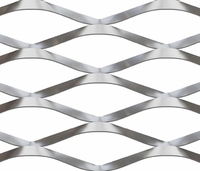 Grille métallique expansée en acier à faible teneur en carbone, épaisseur 1,5-6 mm, pour passerelles, sols de sécurité industriels et panneaux de marches d'escalier - Vente en gros