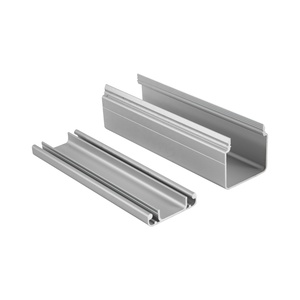 Hồ Sơ nhôm đùn công nghiệp tùy chỉnh cho tường rèm cửa sổ <span class=keywords><strong>acrylic</strong></span> với xử lý uốn - Product Image 1