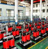 Transformador Trifásico Tipo Seco 10kV 400V 50Hz Doble Bobinado Estándar IEC GB Dyn11 Conexión en Carga para Red de Distribución