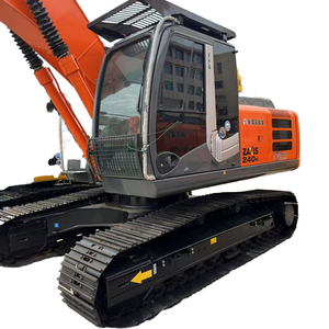 Excavadora de cadenas Hitachi ZX240H de segunda mano, bajo kilometraje, componentes hidráulicos estables, equipo de ingeniería para trabajos de excavación de piedra en canteras - Product Image 1