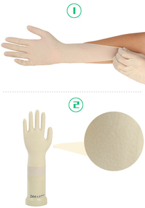 ถุงมือยางสีผิว ถุงมือยางสีดำ ถุงมือยางผงสีดำสำหรับตรวจทางการแพทย์ - Product Image 2