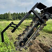 Minicargadora Compacta XC1100 Euro5 con Certificación CE, Larga Vida Útil, Bombas de Alta Gama e Implemento de Zanjadora para Trabajos Agrícolas