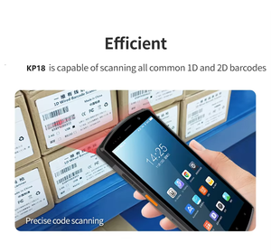KP18 5,7 pulgadas <span class=keywords><strong>PDA</strong></span> Rugged Android Smart Terminal 2D Escáner de código de barras con <span class=keywords><strong>WIFI</strong></span> <span class=keywords><strong>Bluetooth</strong></span> RFID industrial móvil de alta calidad - Product Image 3