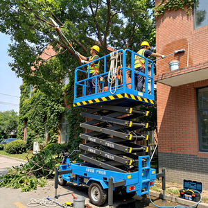 פלטפורמת הרמה הידראולית תלת-גלגלית, שולחן הרמה מספריים המותקן על תלת אופן חשמלי, הזול ביותר. - Product Image 1