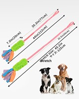 Mainan Tarik Bunyi Berderit untuk Anjing - Latihan & Permainan Interaktif