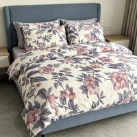 Vente en gros d'usine, ensemble de literie traditionnel chinois en polyester 100% durable 500 TC, taille King, pour usage domestique