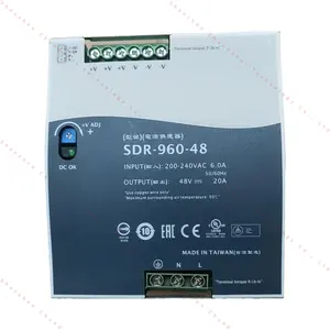 골드 판매자 MW SDR-960-48 스위칭 전원 공급 장치 48V20A 새로운 오리지널 창고 Stock plc 프로그래밍 컨트롤러