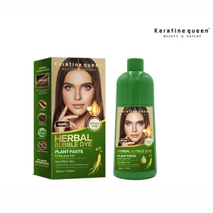 Black Natural Repair Pflegende Haar färbemittel Farbe Shampoo Schwarzes Haar Shampoo semi permanentes Shampoo Herbal Bubble Hair Dye