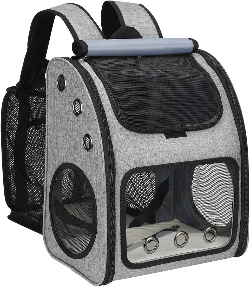 JW – sac à dos pour chat approuvé par la compagnie aérienne, sac à dos de randonnée pour chien, sac à dos pliable et détachable pour petit animal de compagnie