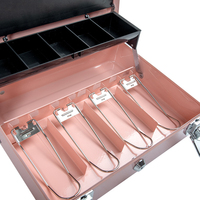 Mini boîte en métal pour pièces d'argent, boîte à outils, armoire de stockage d'argent, serrure à code combiné