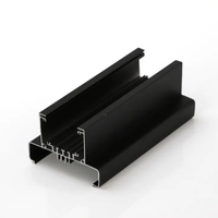 Ailette de refroidissement en aluminium à diffusion de chaleur, anodisée noire, extrudée, dissipateur de chaleur à ailettes hautes