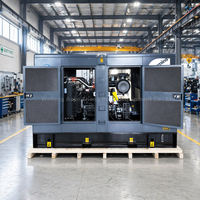   Générateur diesel silencieux 100 kW 150 kVA 50/60 Hz, refroidissement par eau, 6 cylindres, moteur 6BTA avec alternateur Leroy Somer Stanford