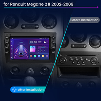 Junsun-Reproductor de DVD para Renault Megane 2 2002-2009, Radio con Android, unidad principal Carplay, 7 pulgadas, para Renault Megane 2 2002-2009