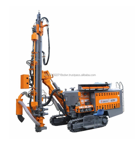 Carrière de roche 35m exploitation minière intégrer chenille pierre dynamitage trou machine de forage avec compresseur d'air - Product Image 6