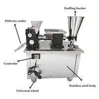 Machine Automatique à Plier les Raviolis, Momos, Gros Pâtés, Samosas, Empanadas, Nems et Dumplings, Production de 4800 pièces/heure