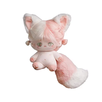 20cm personnalisé Anime Game & Kpop Idol Doll longue queue de dessin animé en peluche personnage en peluche brodé avec remplissage en coton PP