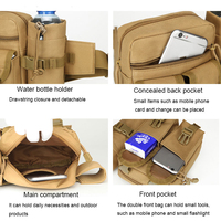 Riñonera táctica para hombre, bolsa para cinturón de cadera, senderismo, escalada, al aire libre, gran oferta, fábrica de Alibaba, 2022