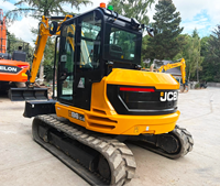 Mini-excavatrice JCB 86C-2, excavatrice compacte de 8 tonnes, excavatrice d'origine américaine pour une efficacité élevée avec CE EPA