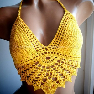 Bikini Sexy Hecho a Mano con Crochet, Traje de Baño de Malla con Tiras para Mujer - Product Image 4