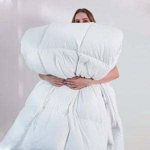 Edredón alternativo blanco personalizado Edredón <span class=keywords><strong>de</strong></span> <span class=keywords><strong>fibra</strong></span> <span class=keywords><strong>de</strong></span> <span class=keywords><strong>Microgel</strong></span> suave con ropa <span class=keywords><strong>de</strong></span> cama interior cálida Edredón para todas las estaciones para uso doméstico en hoteles - Product Image 6