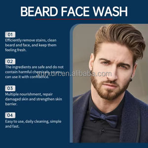 Shampoo Riparatore per <span class=keywords><strong>Barba</strong></span> da Uomo con Ingredienti Naturali per Idratazione Quotidiana <span class=keywords><strong>e</strong></span> Controllo del Crespo - Product Image 3