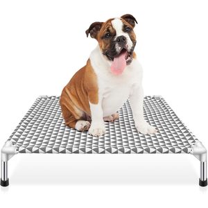 Cuccia per cani alta da esterno in cotone con piedini antiscivolo per piccoli animali gatti 70lbs rimovibili - Product Image 1