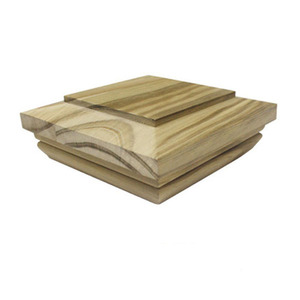 עץ newel פוסט כובע ארז פוסט ארז כובע עבור 5.5 אינץ פוסט הגדר טופר עמיד פרוסים - Product Image 5