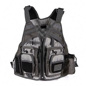 Muestra Gratuita: Chaleco de Pesca Expandible, Impermeable, con Múltiples Bolsillos, Camuflaje, Tipo Mochila - Product Image 1